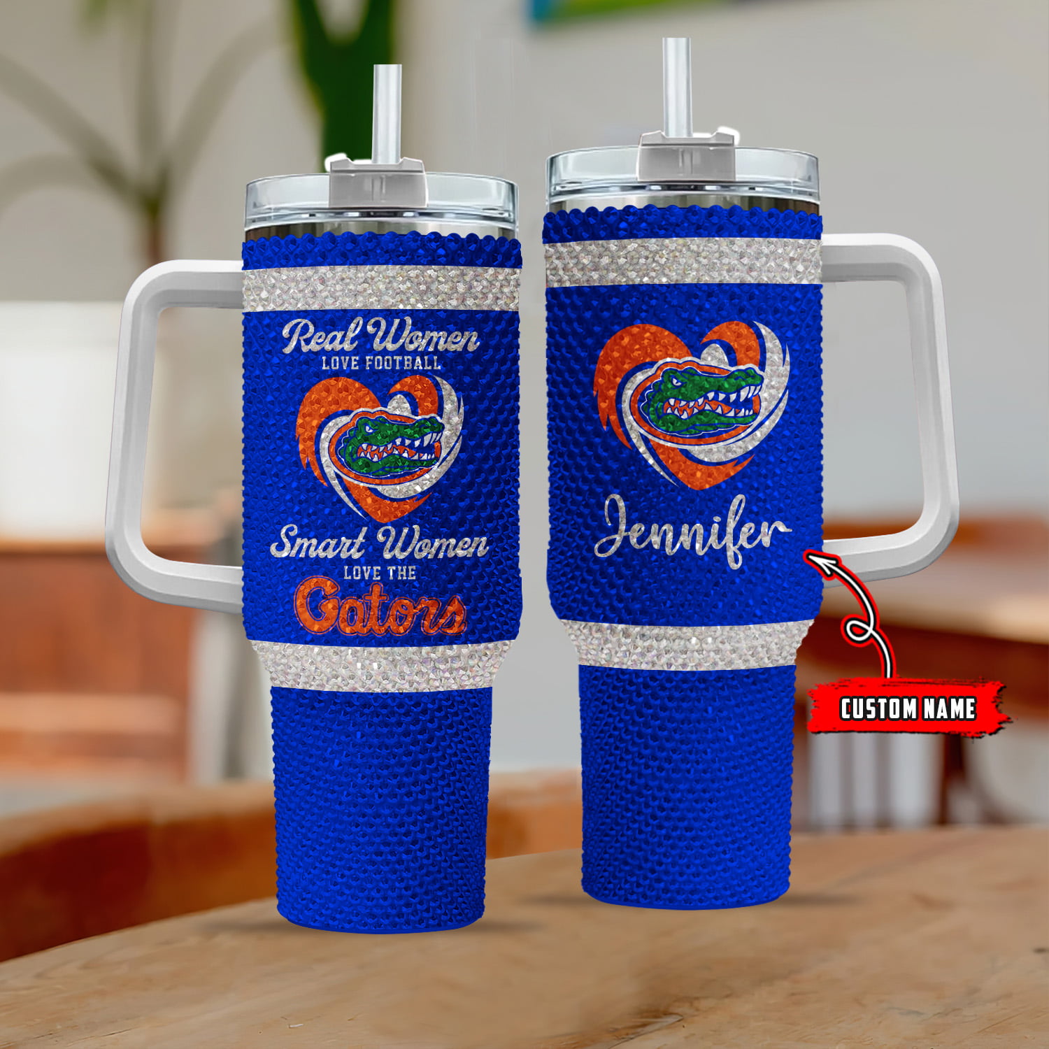 Florida Gators NCAA Custom Stanley Cup 40 oz 30 oz Tumbler With Handle
