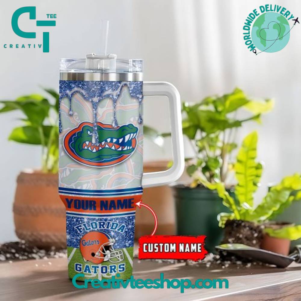 Florida Gators NCAA Custom Stanley Cup 40 oz 30 oz Tumbler With Handle