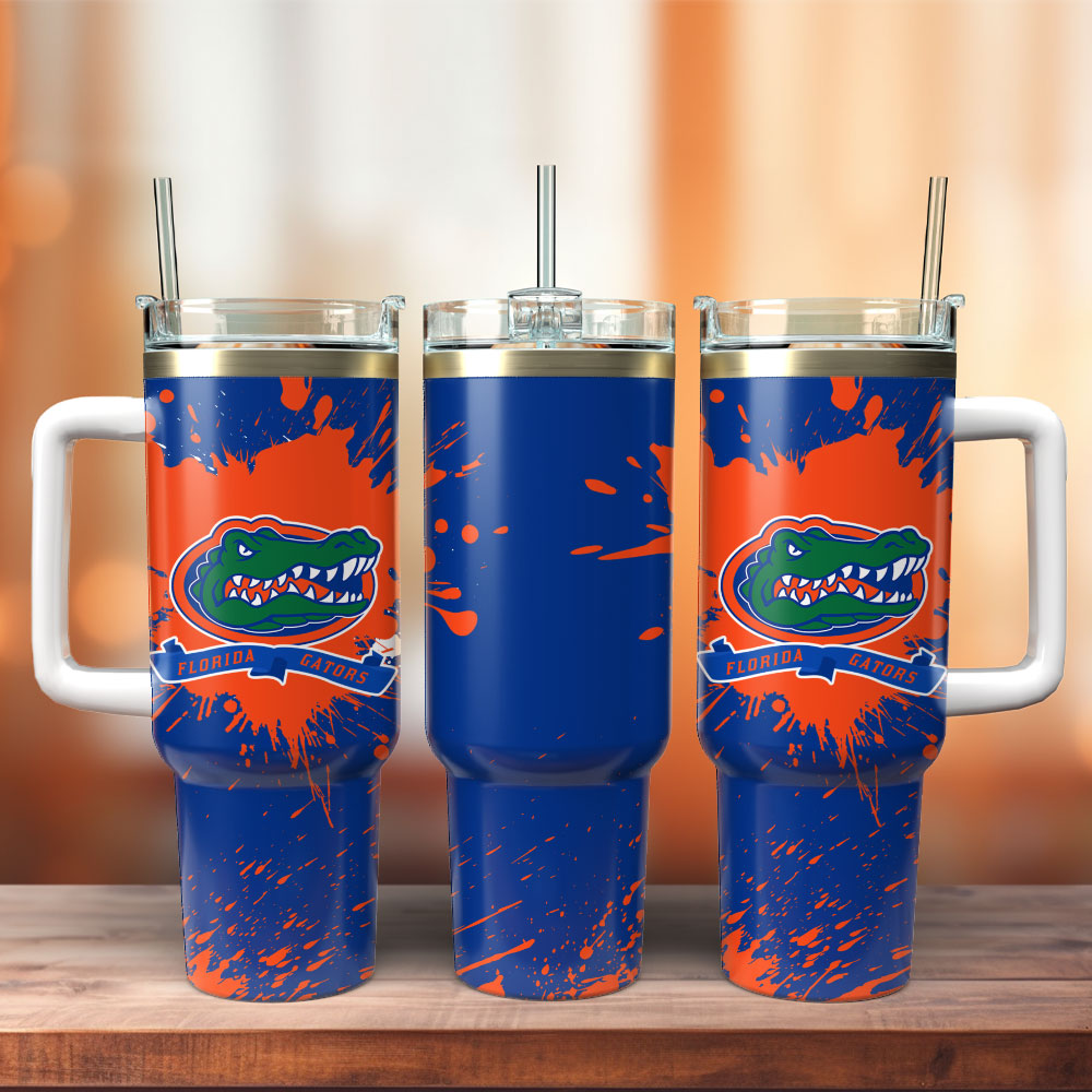 Florida Gators NCAA Sport Football Custom Stanley Cup 40 oz 30 oz Tumbler With Handle