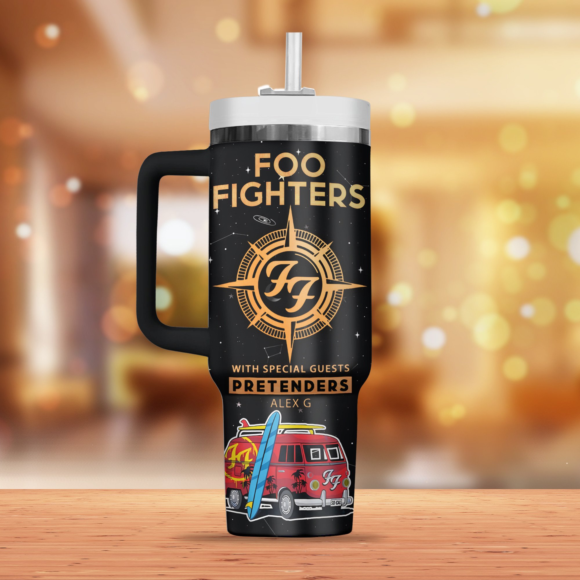Foo Fighters Music Custom Stanley Cup 40 oz 30 oz Tumbler With Handle