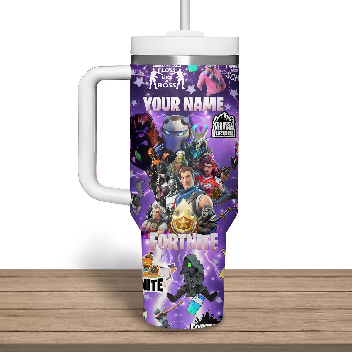 Fortnite Games Custom Stanley Cup 40 oz 30 oz Tumbler With Handle