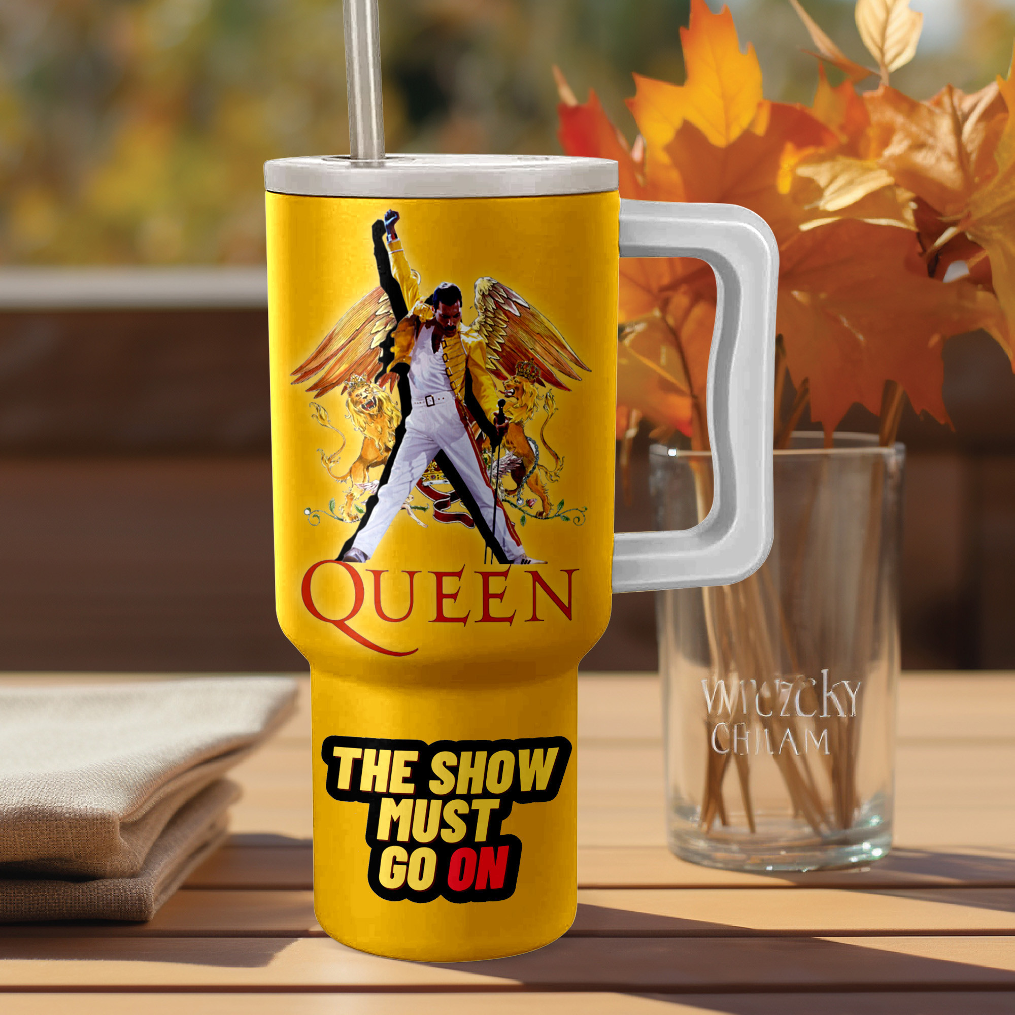 Freddie Mercury Music Custom Stanley Cup 40 oz 30 oz Tumbler With Handle