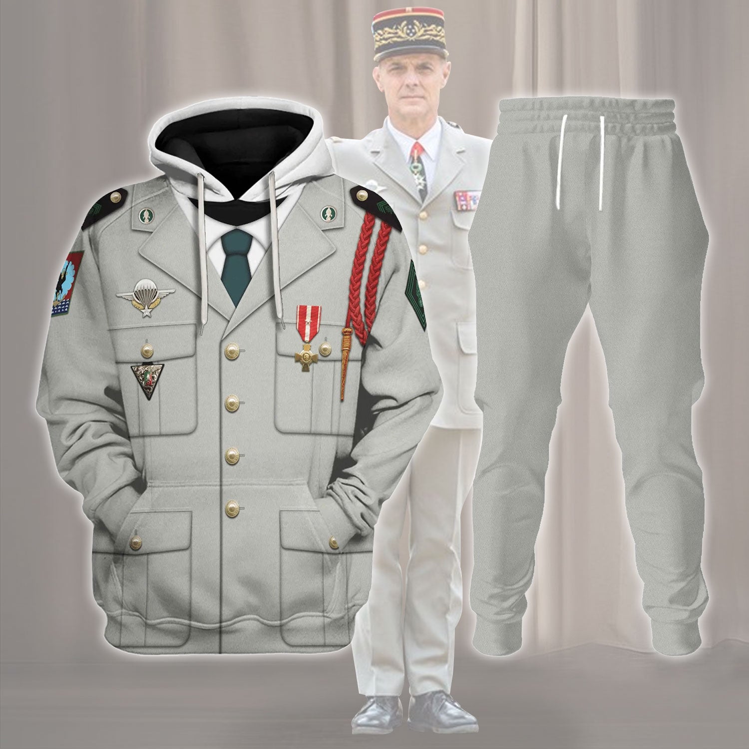 French Foreign Legion Costume Hoodie Sweatshirt T-Shirt Sweatpants Tracksuit - Stormmerch Exclusive