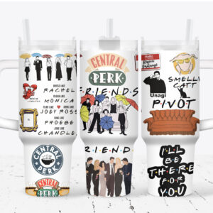 Friends Custom Stanley Cup 40 oz 30 oz Tumbler With Handle