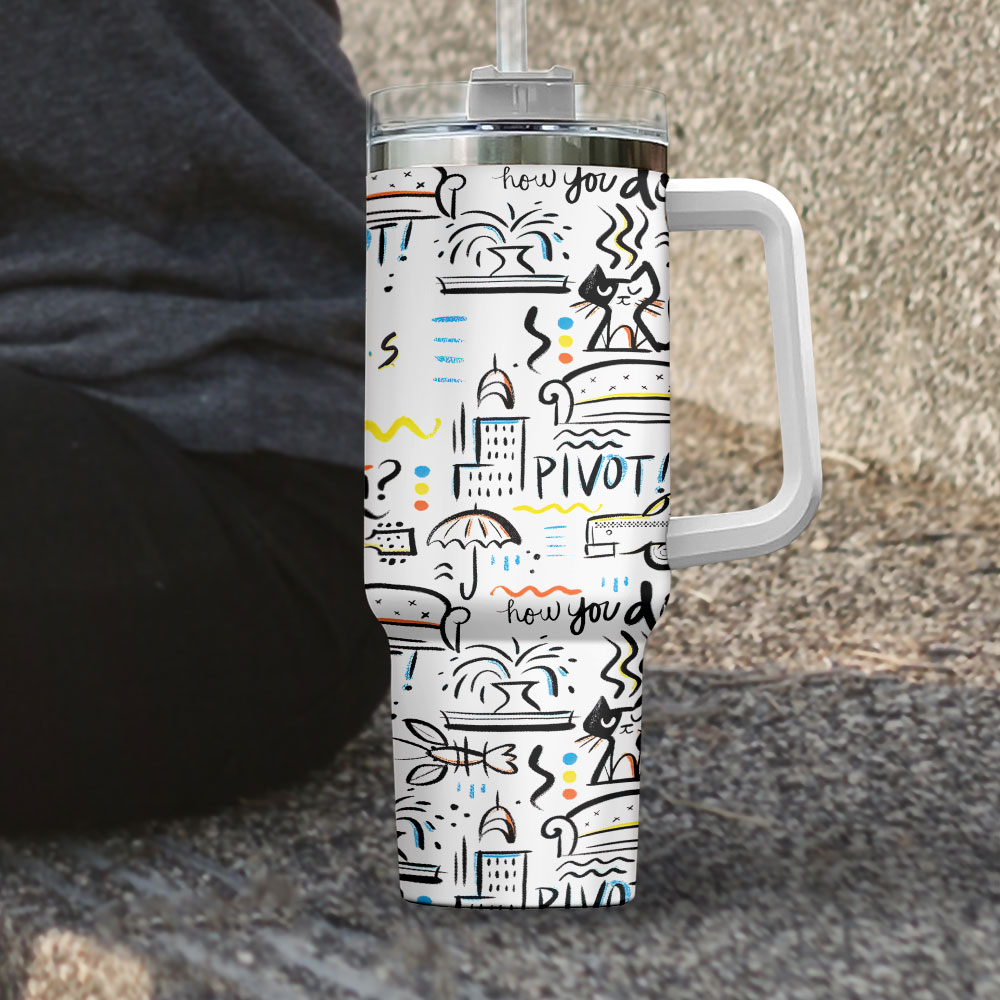 Friends TV Series Custom Stanley Cup 40 oz 30 oz Tumbler With Handle