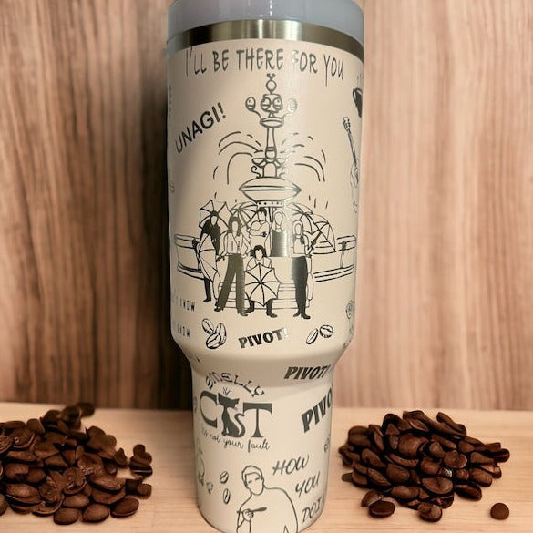 Friends TV Series Custom Stanley Cup 40 oz 30 oz Tumbler With Handle
