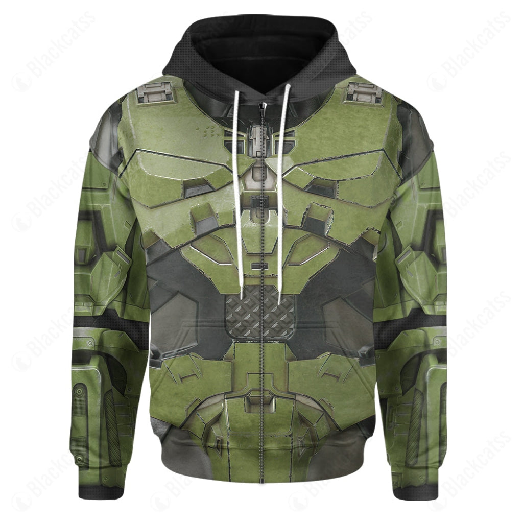 Game Halo Infinite Masterchief Costume Hoodie Sweatshirt T-Shirt Sweatpants Tracksuit - Stormmerch Exclusive