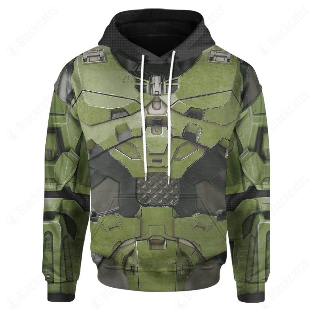 Game Halo Infinite Masterchief Costume Hoodie Sweatshirt T-Shirt Sweatpants Tracksuit - Stormmerch Exclusive