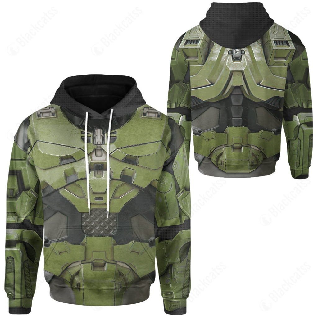 Game Halo Infinite Masterchief Costume Hoodie Sweatshirt T-Shirt Sweatpants Tracksuit - Stormmerch Exclusive
