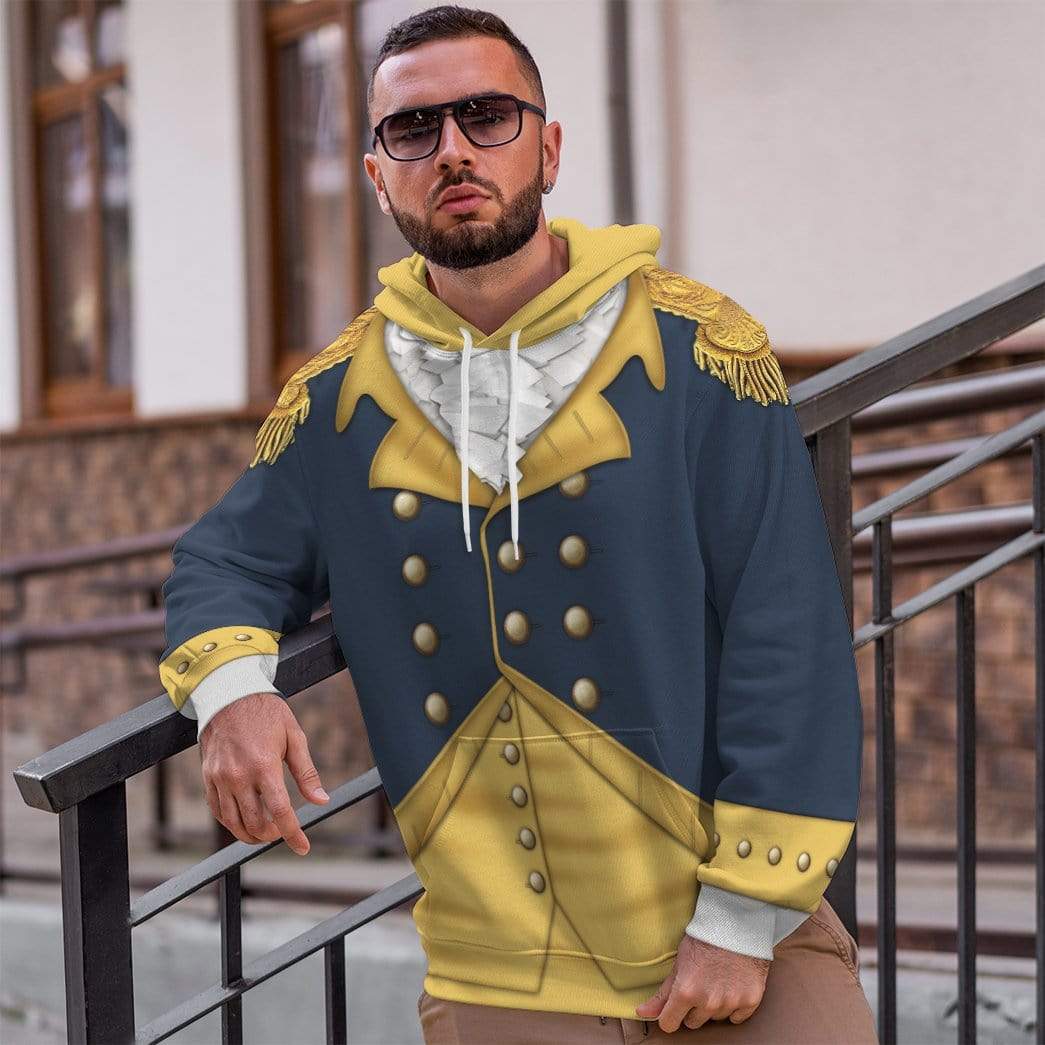 General George Washington Costume Hoodie Sweatshirt T-Shirt Sweatpants Tracksuit - Stormmerch Exclusive