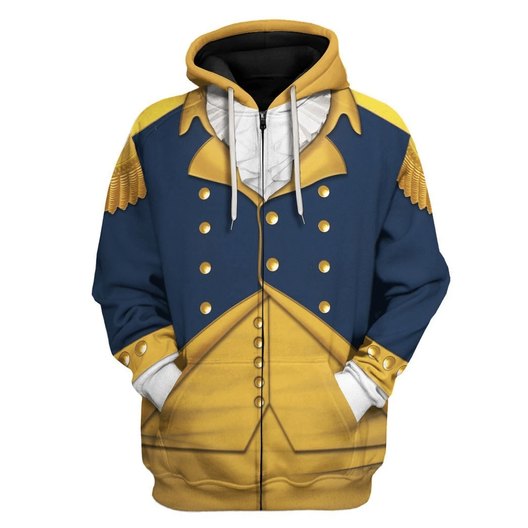 General George Washington Costume Hoodie Sweatshirt T-Shirt Sweatpants Tracksuit - Stormmerch Exclusive