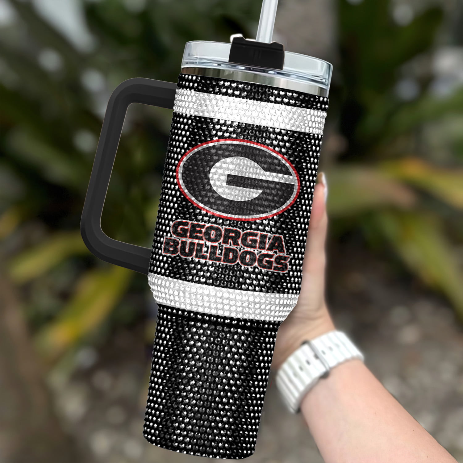 Georgia Bulldogs NCAA Custom Stanley Cup 40 oz 30 oz Tumbler With Handle