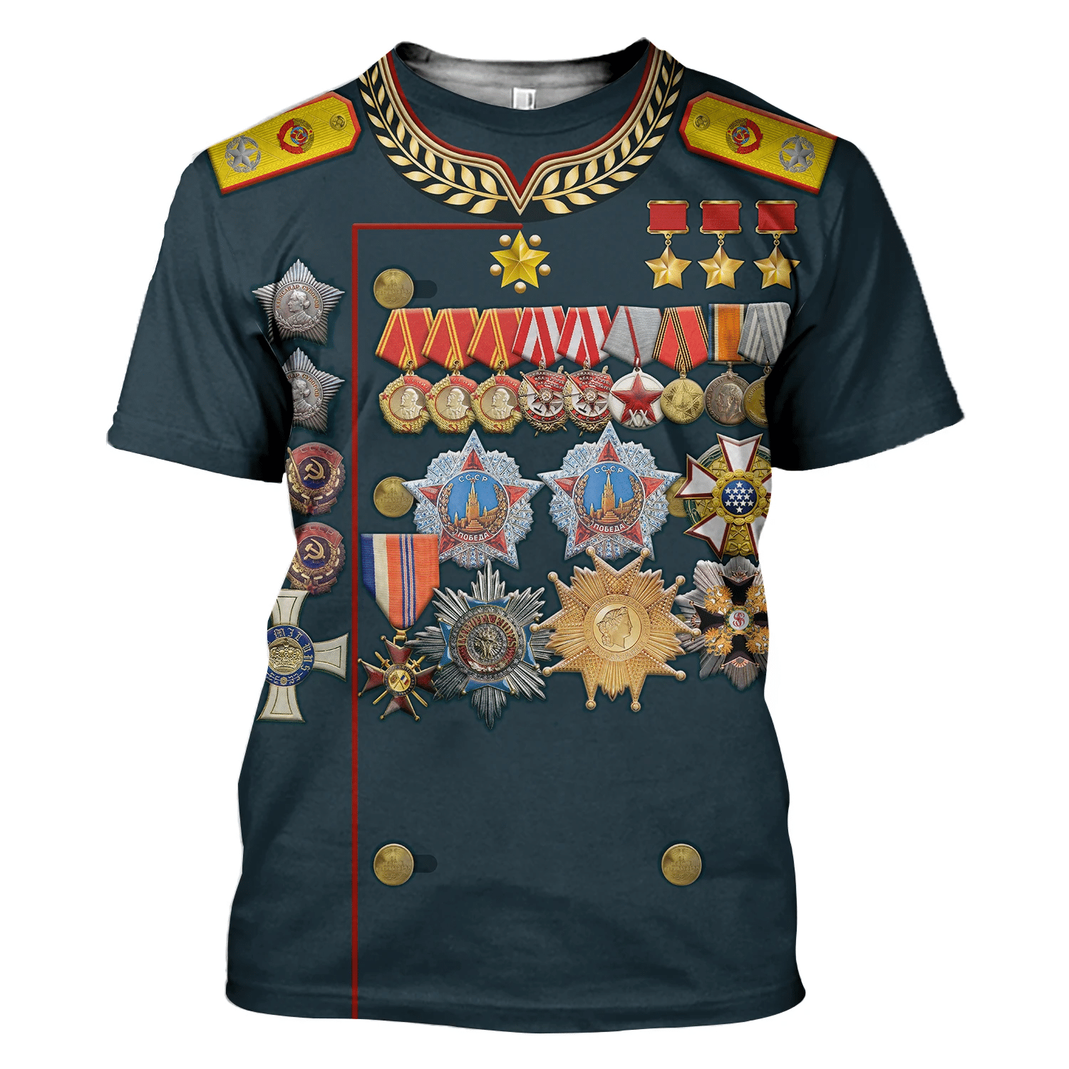 Georgy Zhukov Soviet General and Marshal Of The Soviet Costume Hoodie Sweatshirt T-Shirt Sweatpants Tracksuit - Stormmerch Exclusive