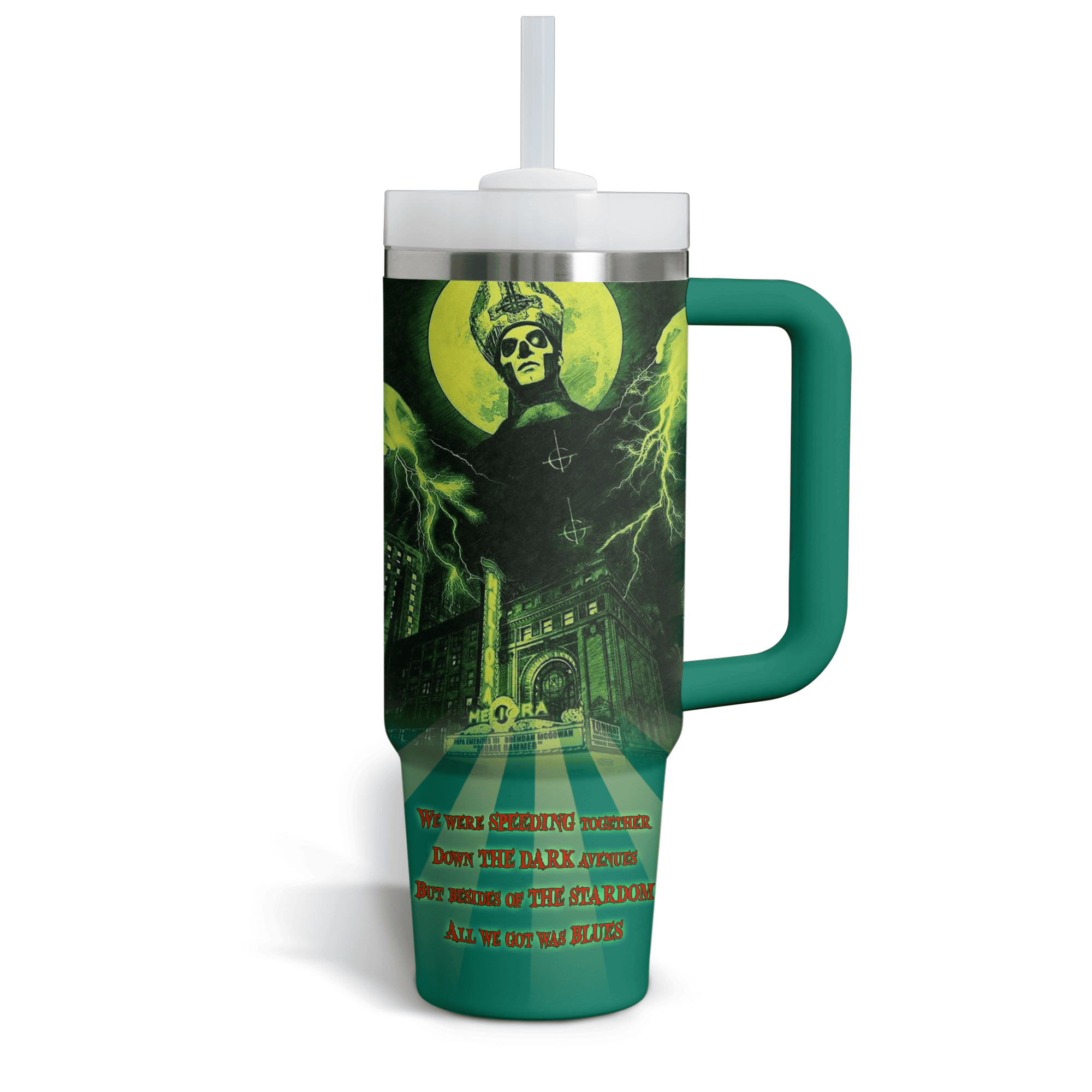 Ghost Band Music Custom Stanley Cup 40 oz 30 oz Tumbler With Handle