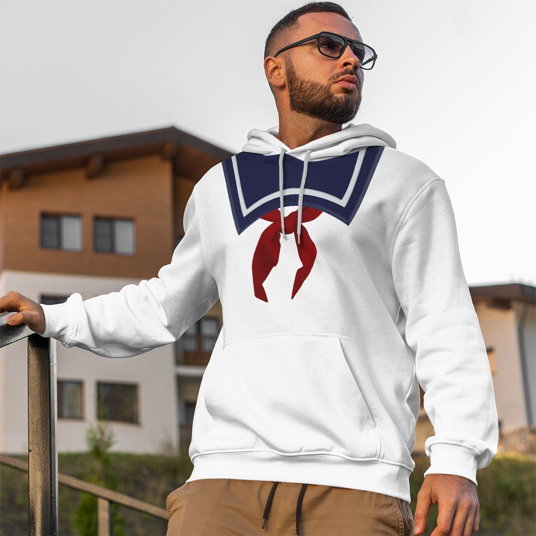 Ghostbusters Stay Puft Marshmallow Man Cosplay Costume Hoodie Sweatshirt T-Shirt Sweatpants Tracksuit - Stormmerch Exclusive