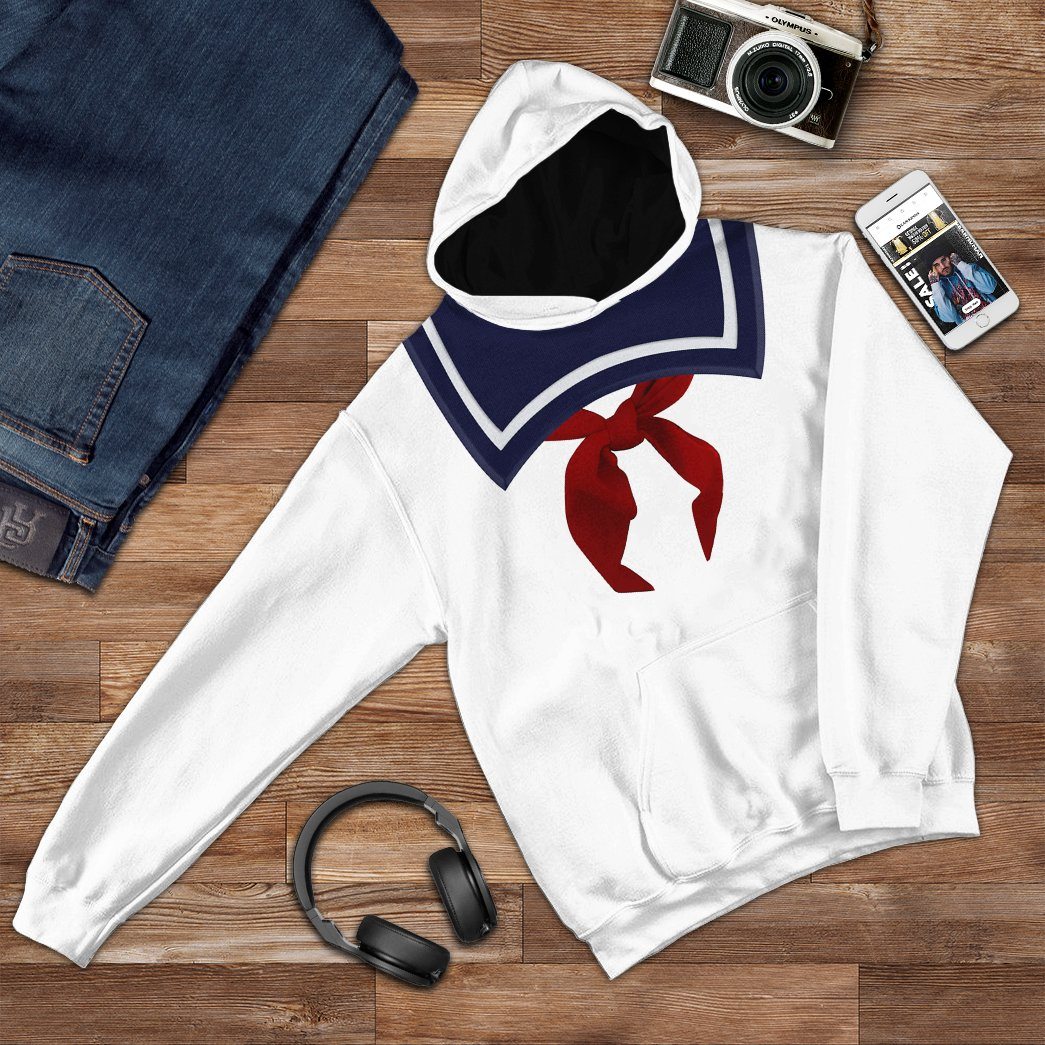 Ghostbusters Stay Puft Marshmallow Man Cosplay Costume Hoodie Sweatshirt T-Shirt Sweatpants Tracksuit - Stormmerch Exclusive