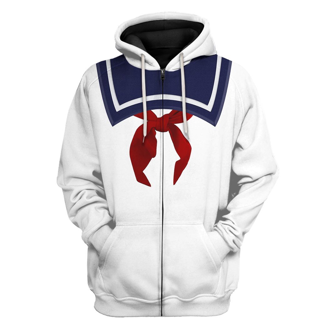 Ghostbusters Stay Puft Marshmallow Man Cosplay Costume Hoodie Sweatshirt T-Shirt Sweatpants Tracksuit - Stormmerch Exclusive