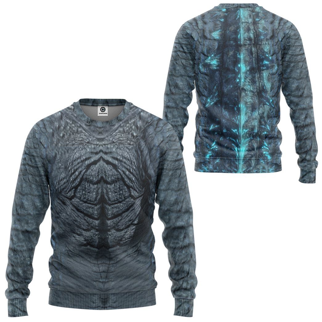 Godzilla King Of The Monster Costume Hoodie Sweatshirt T-Shirt Sweatpants Tracksuit - Stormmerch Exclusive