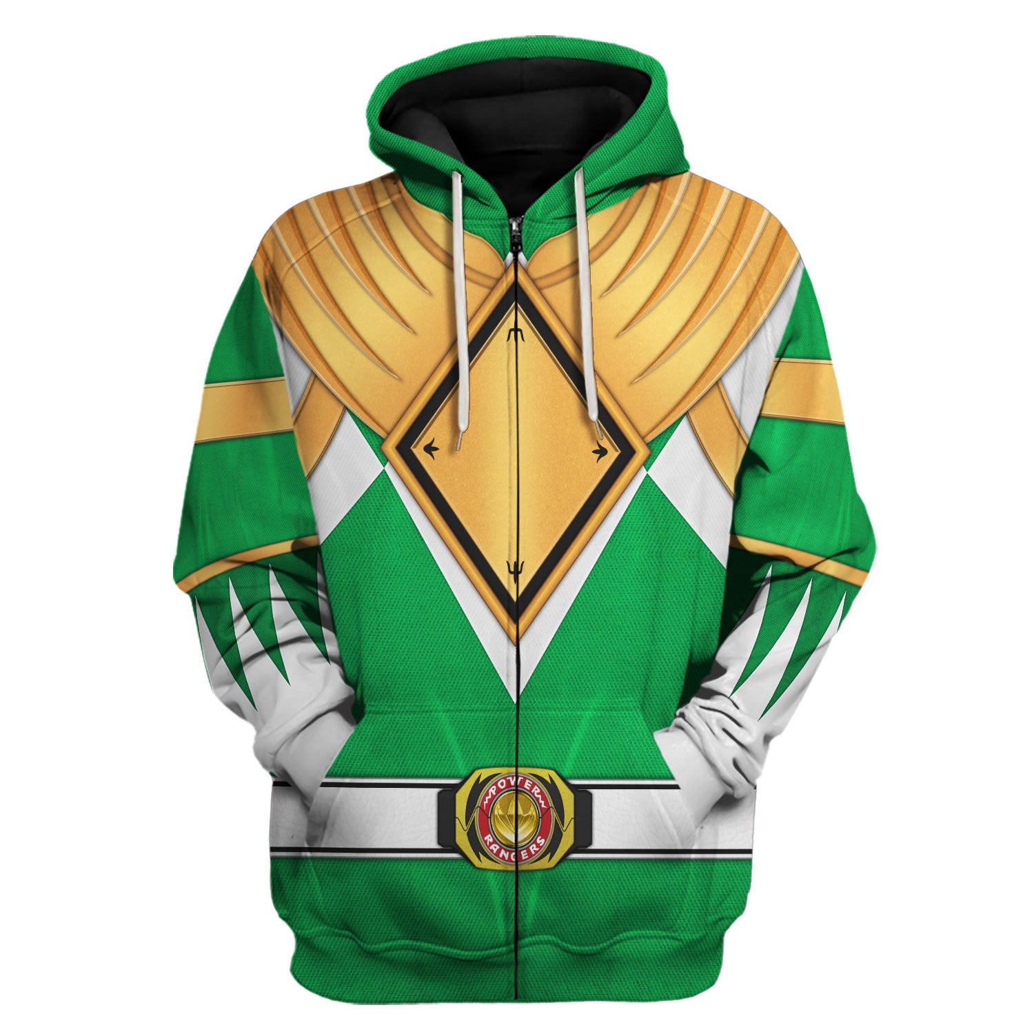 Green Ranger Dragon Shield Hoodies Sweatshirt T-shirt Hawaiian Tracksuit - Stormmerch Exclusive
