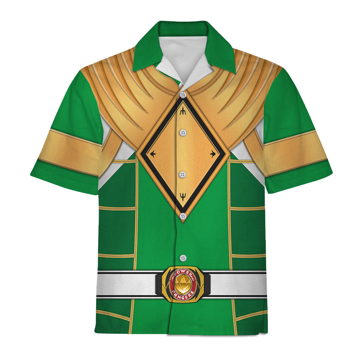 Green Ranger Dragon Shield Mighty Morphin Cosplay Hoodies Sweatshirt T-shirt Hawaiian - Stormmerch Exclusive