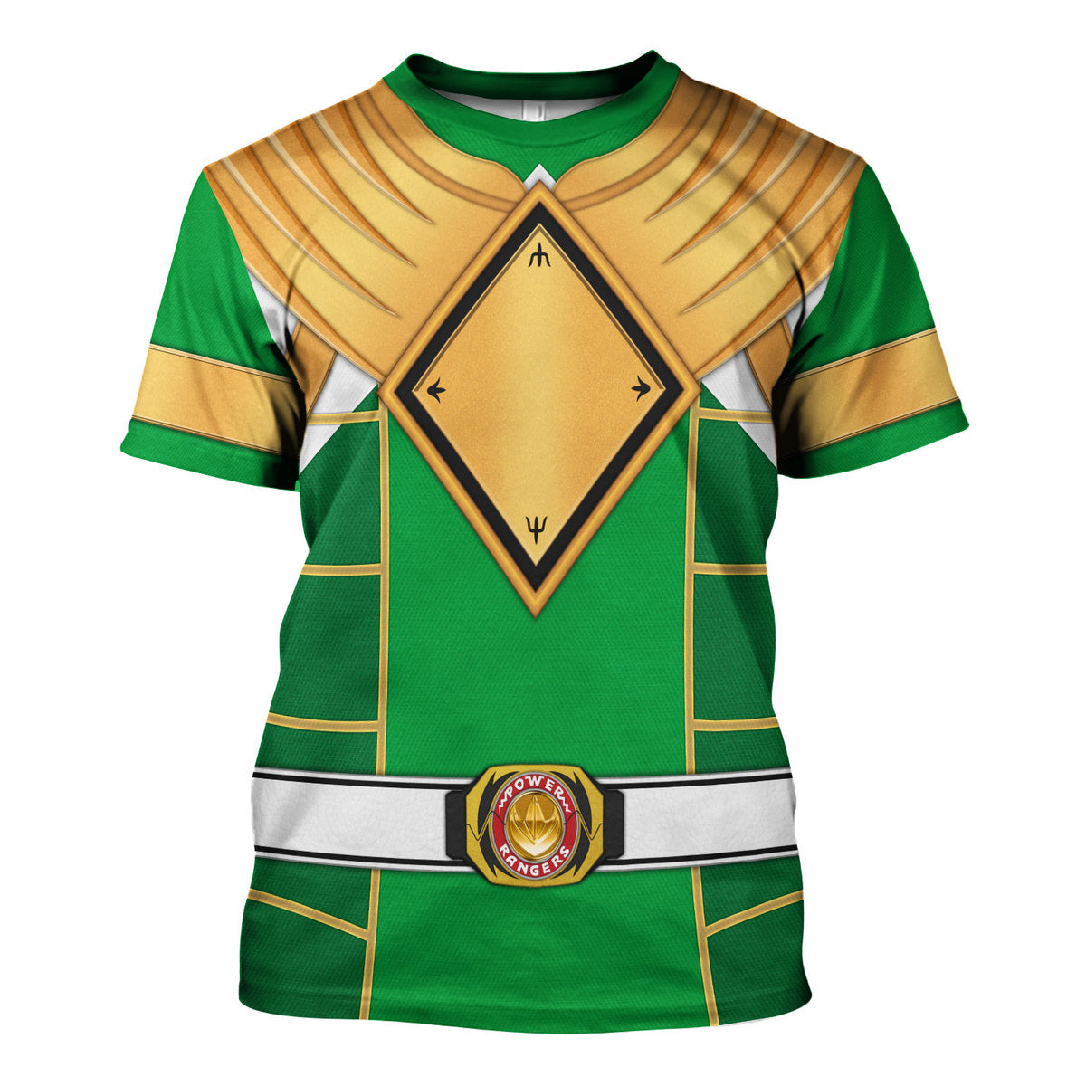 Green Ranger Dragon Shield Mighty Morphin Cosplay Hoodies Sweatshirt T-shirt Hawaiian - Stormmerch Exclusive