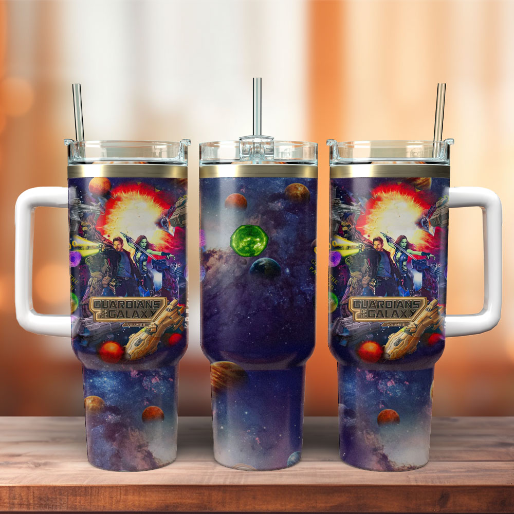 Guardians Of The Galaxy Movie Custom Stanley Cup 40 oz 30 oz Tumbler With Handle