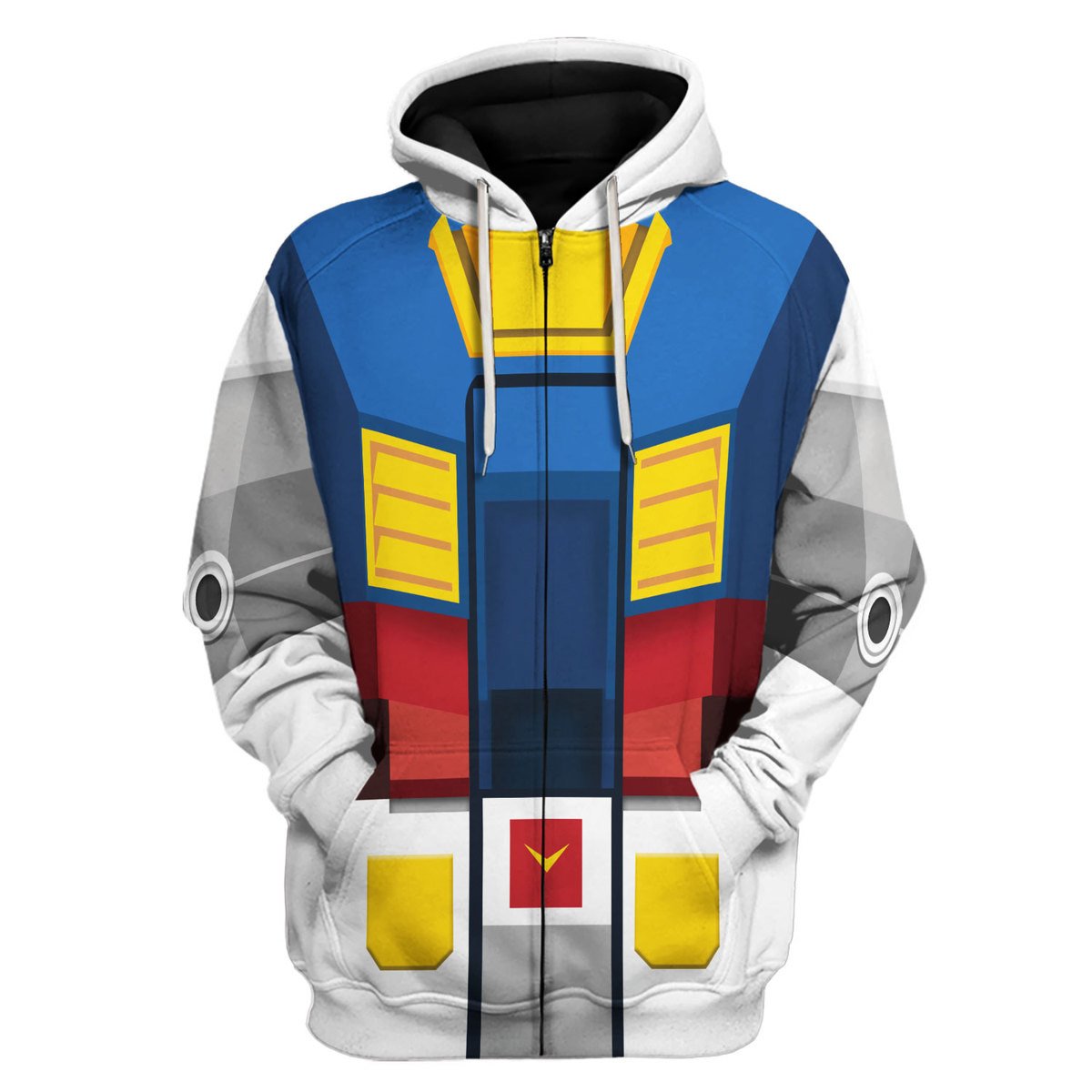 Gundam Robot Costume All Over Print Tracksuit Hoodie - Stormmerch Exclusive