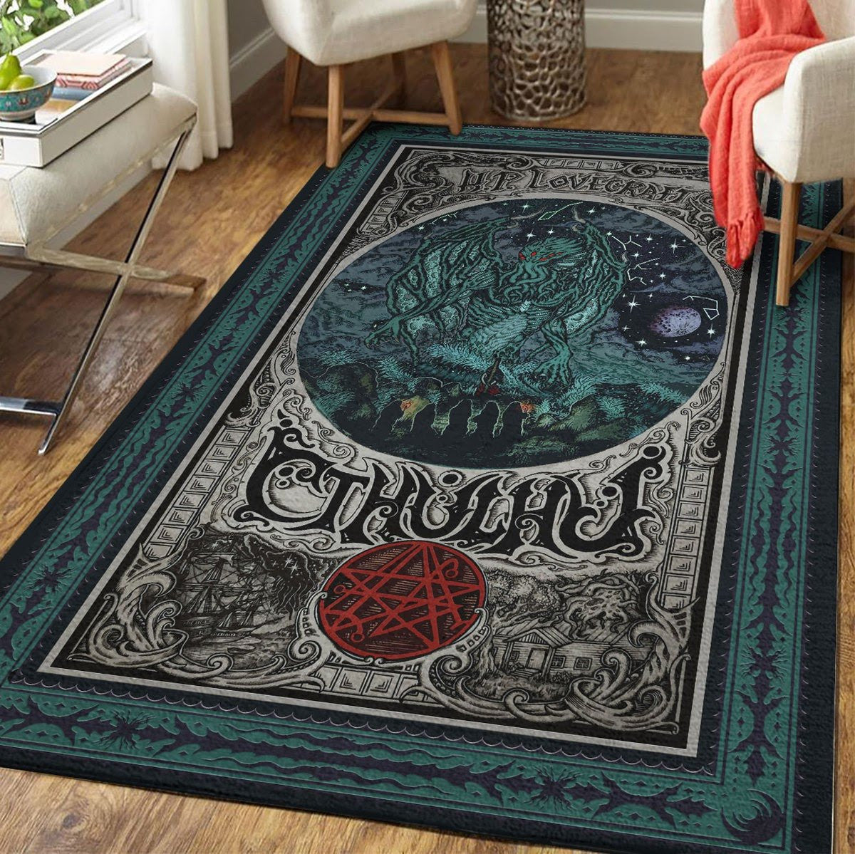 H. P. Lovecraft CTHULHU Rug - Stormmerch Exclusive