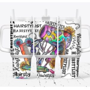 Hairstylist Custom Stanley Cup 40 oz 30 oz Tumbler With Handle