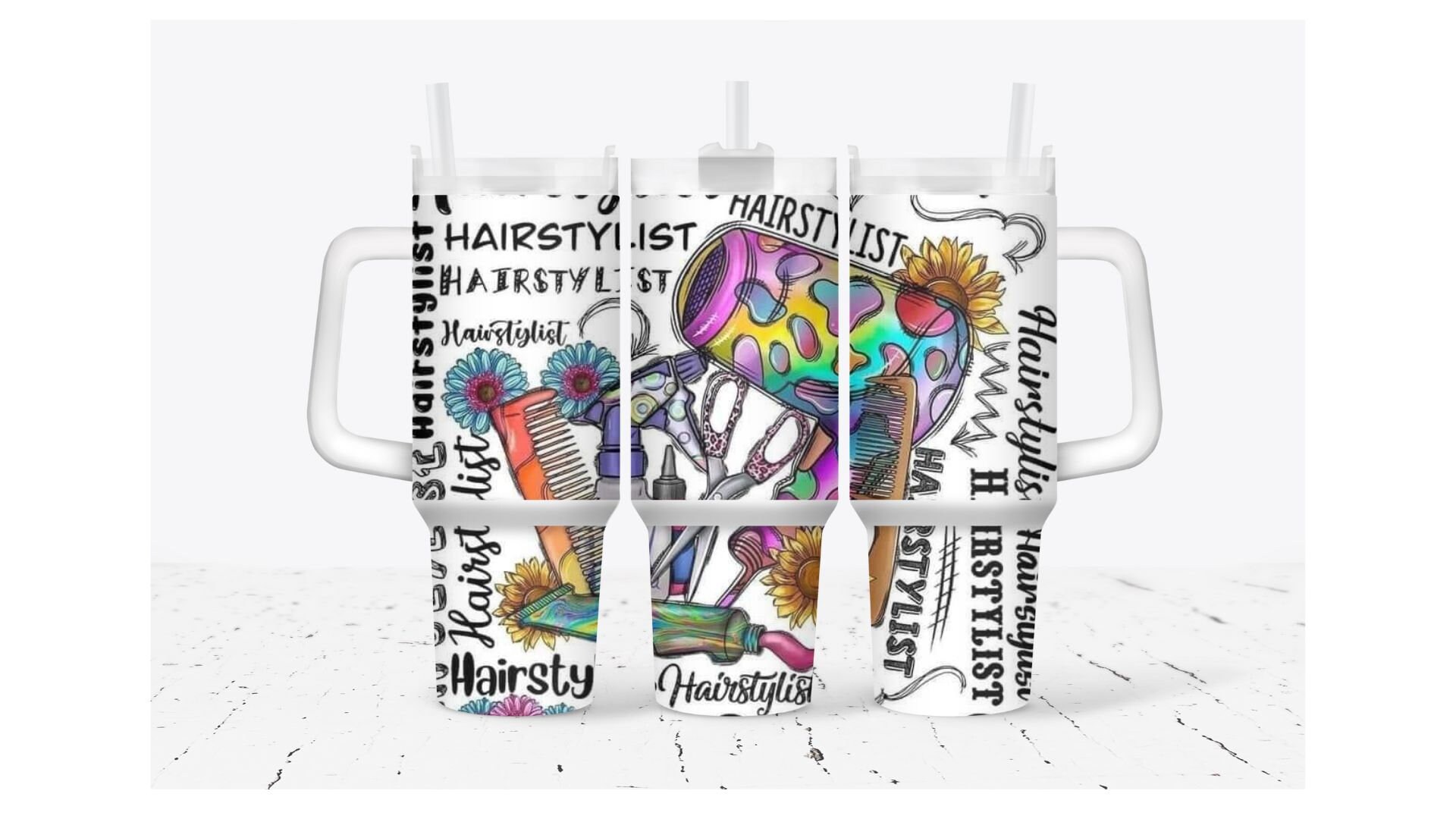 Hairstylist Custom Stanley Cup 40 oz 30 oz Tumbler With Handle