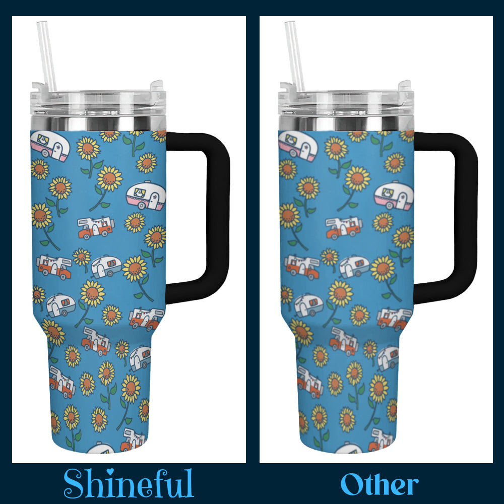 Halloween Spooky Chic Custom Stanley Cup 40 oz 30 oz Tumbler With Handle