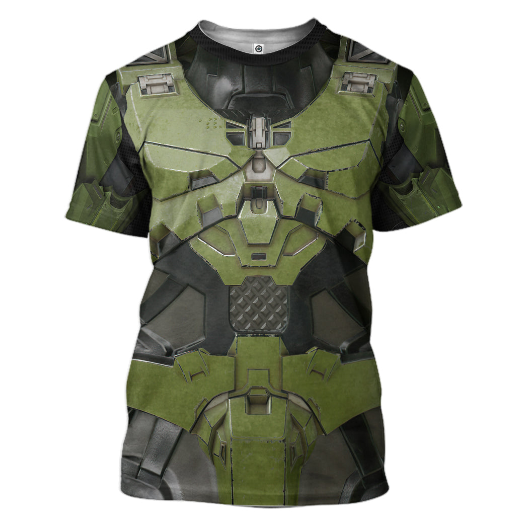 Halo Infinite Masterchief Cosplay Costume Hoodie Sweatshirt T-Shirt Sweatpants Tracksuit - Stormmerch Exclusive