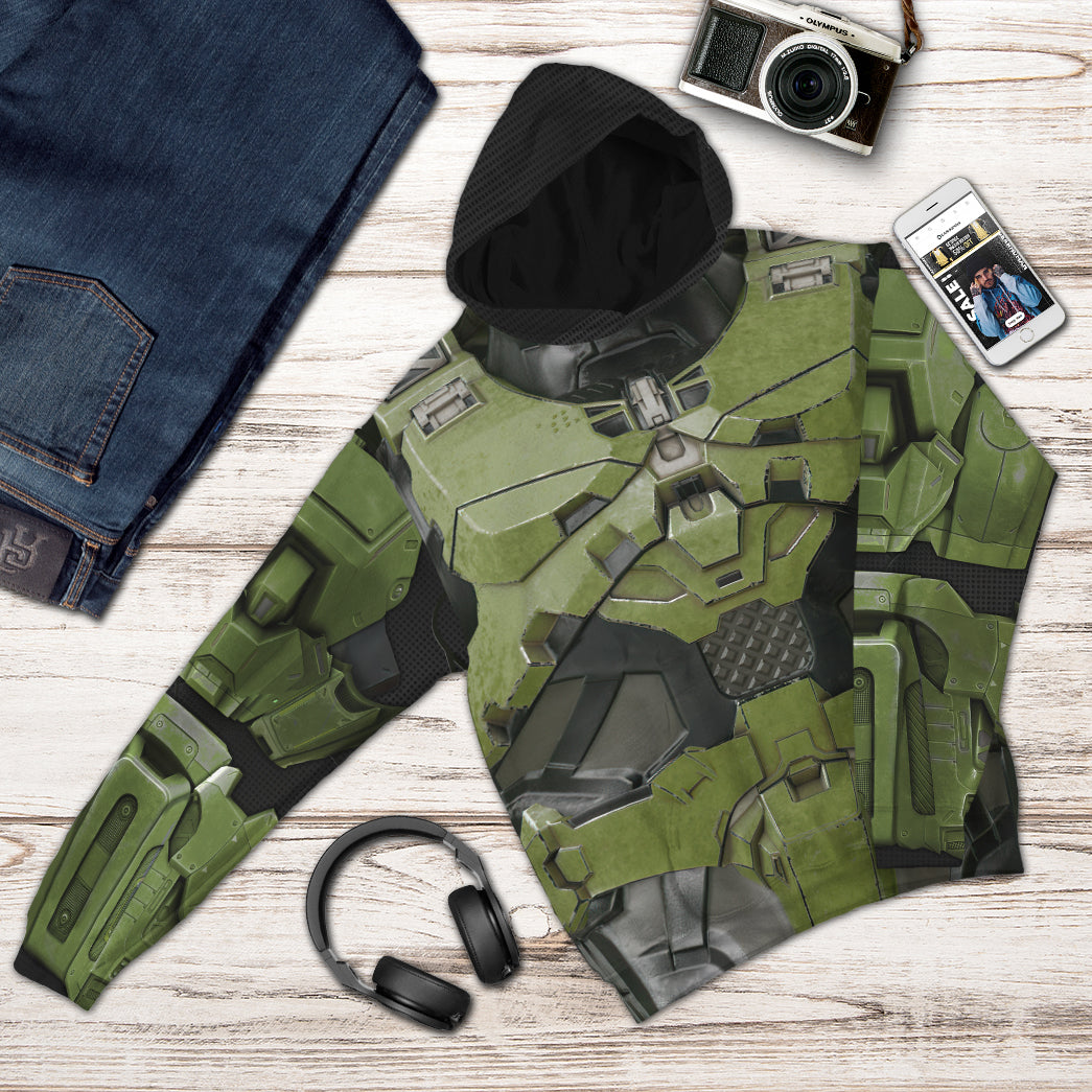 Halo Infinite Masterchief Cosplay Costume Hoodie Sweatshirt T-Shirt Sweatpants Tracksuit - Stormmerch Exclusive