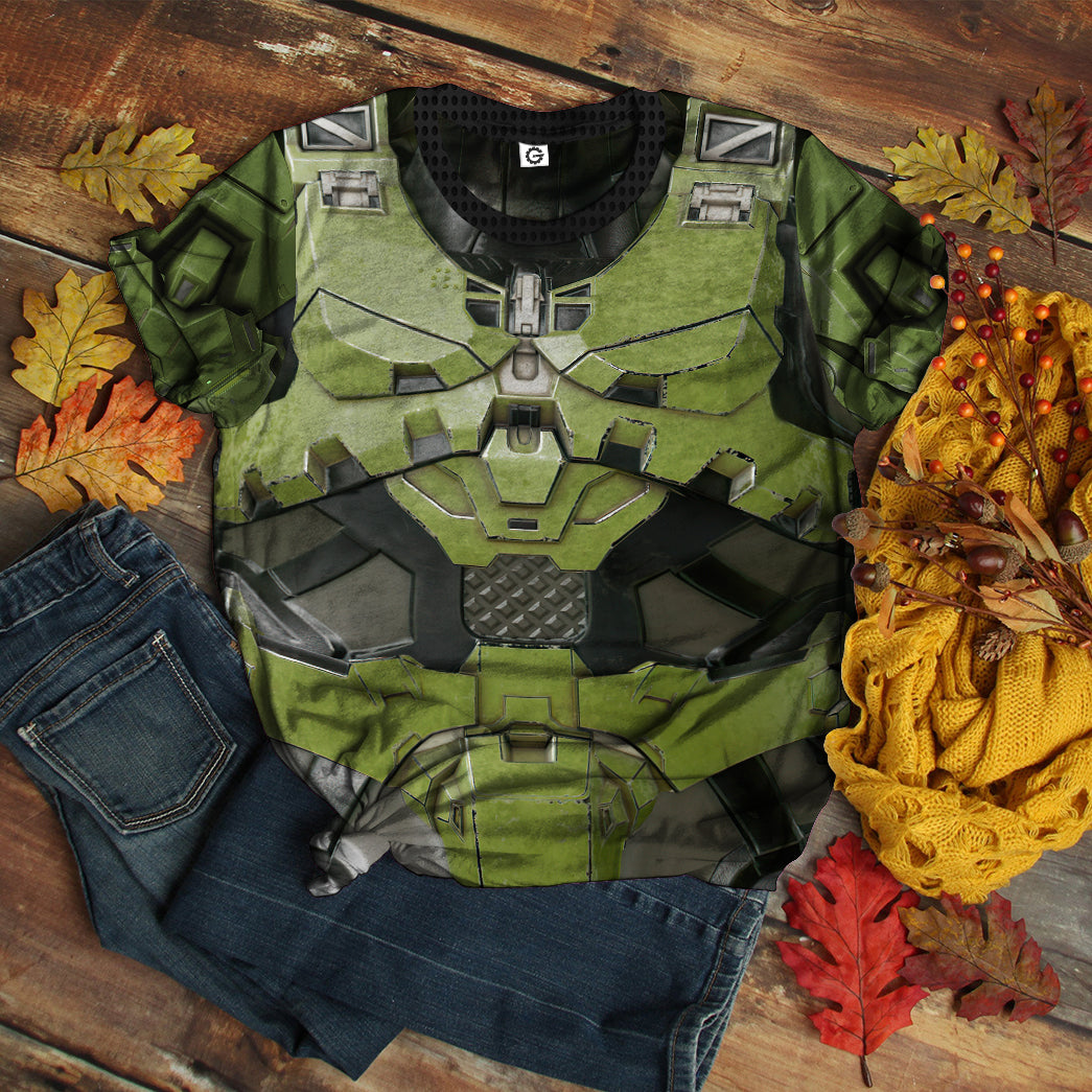 Halo Infinite Masterchief Cosplay Costume Hoodie Sweatshirt T-Shirt Sweatpants Tracksuit - Stormmerch Exclusive