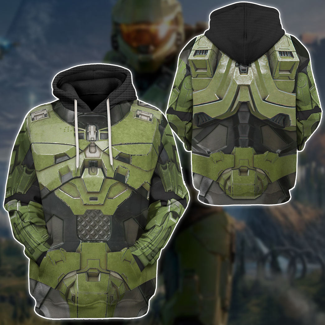 Halo Infinite Masterchief Cosplay Costume Hoodie Sweatshirt T-Shirt Sweatpants Tracksuit - Stormmerch Exclusive