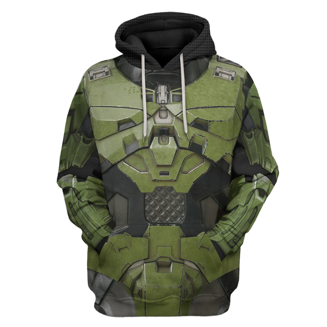 Halo Infinite Masterchief Cosplay Costume Hoodie Sweatshirt T-Shirt Sweatpants Tracksuit - Stormmerch Exclusive