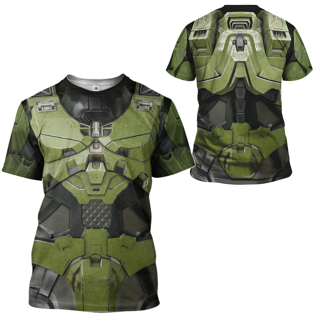 Halo Infinite Masterchief Cosplay Costume Hoodie Sweatshirt T-Shirt Sweatpants Tracksuit - Stormmerch Exclusive
