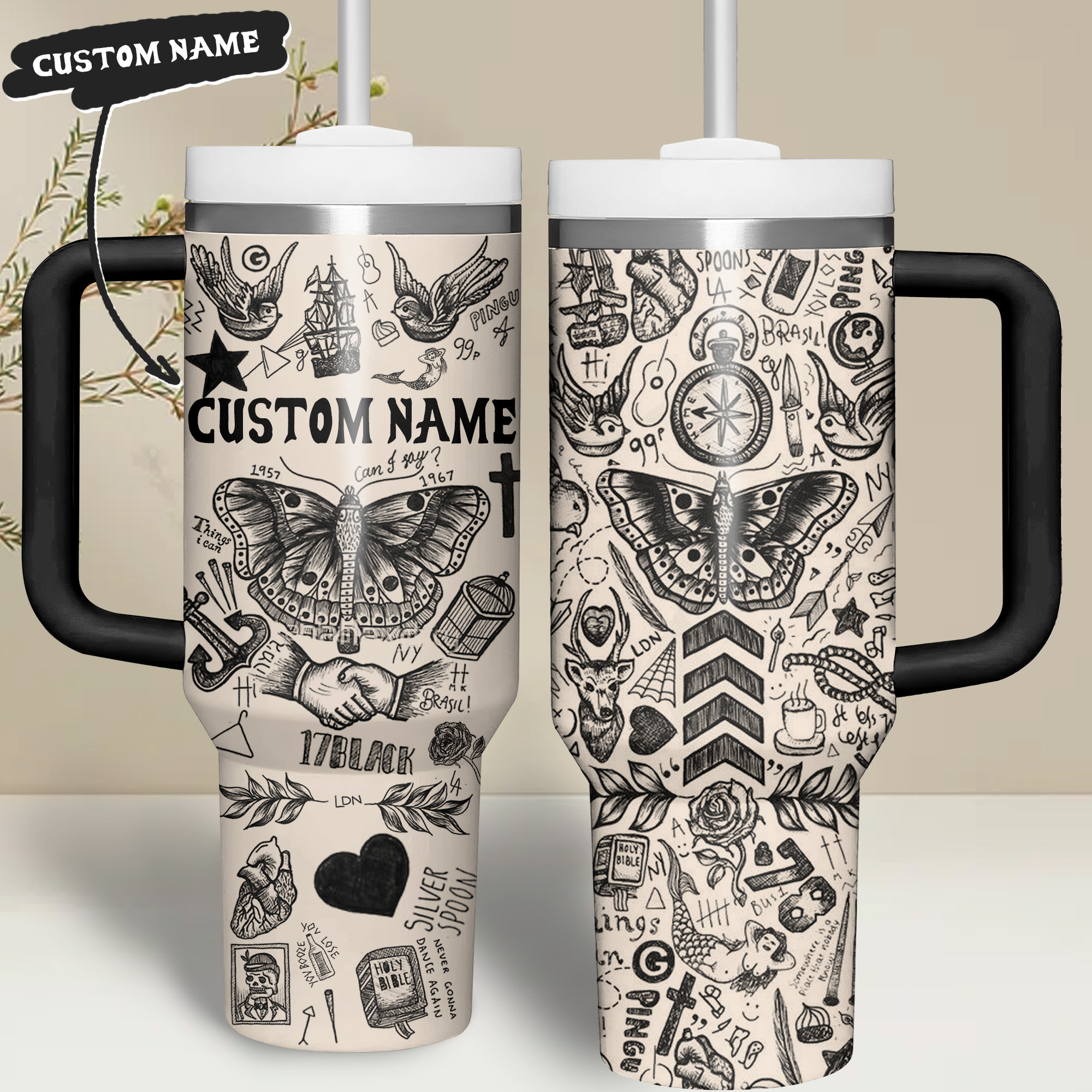 Harry Styles Music Custom Stanley Cup 40 oz 30 oz Tumbler With Handle