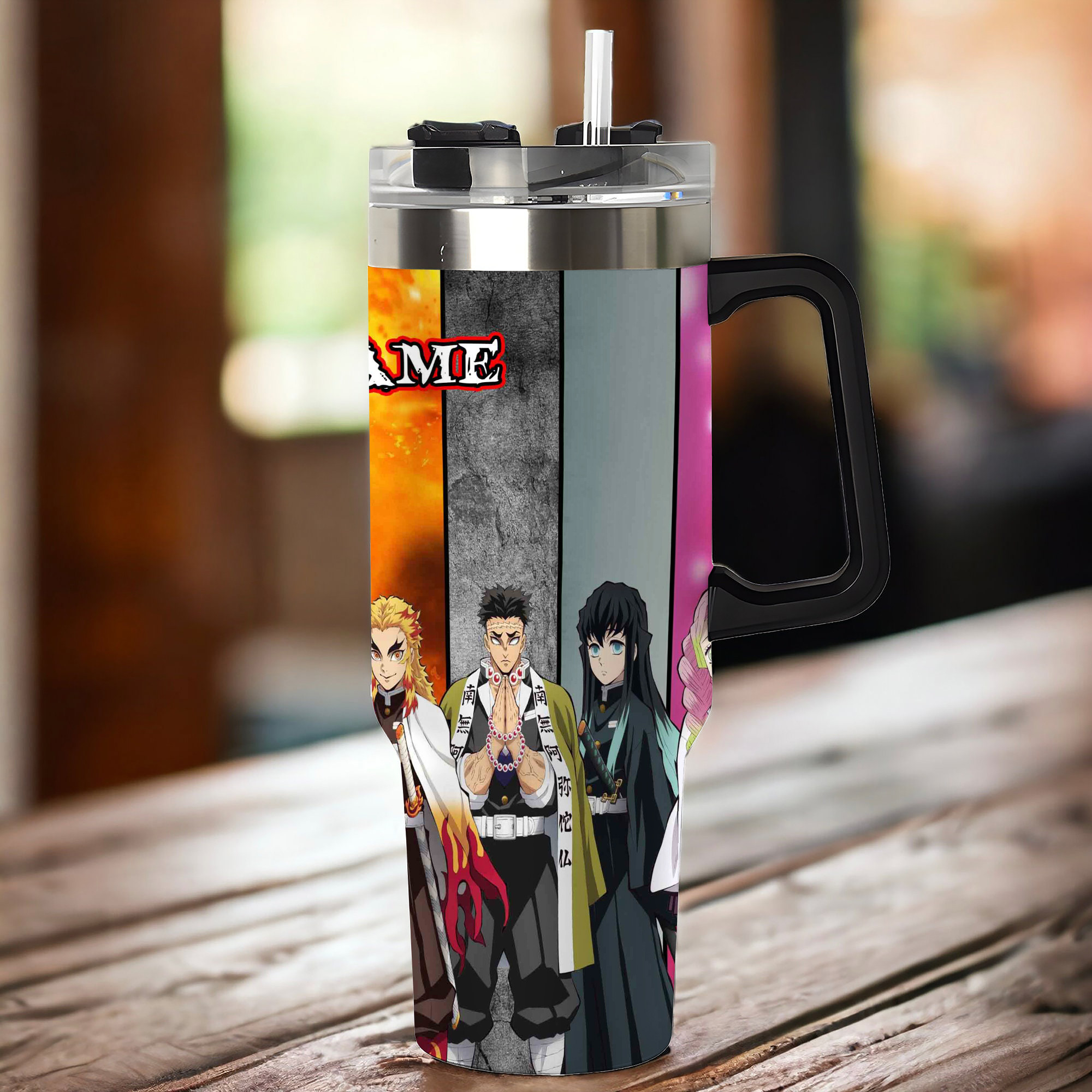 Hashiras Demon Slayer Anime Kimetsu no Yaiba Anime Custom Stanley Cup 40 oz 30 oz Tumbler With Handle