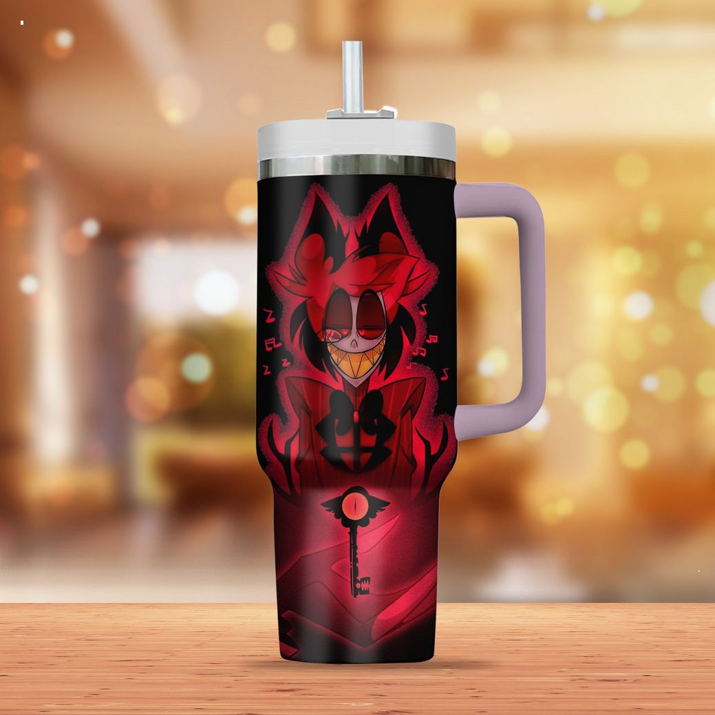 Hazbin Hotel Alastor Cartoon Custom Stanley Cup 40 oz 30 oz Tumbler With Handle