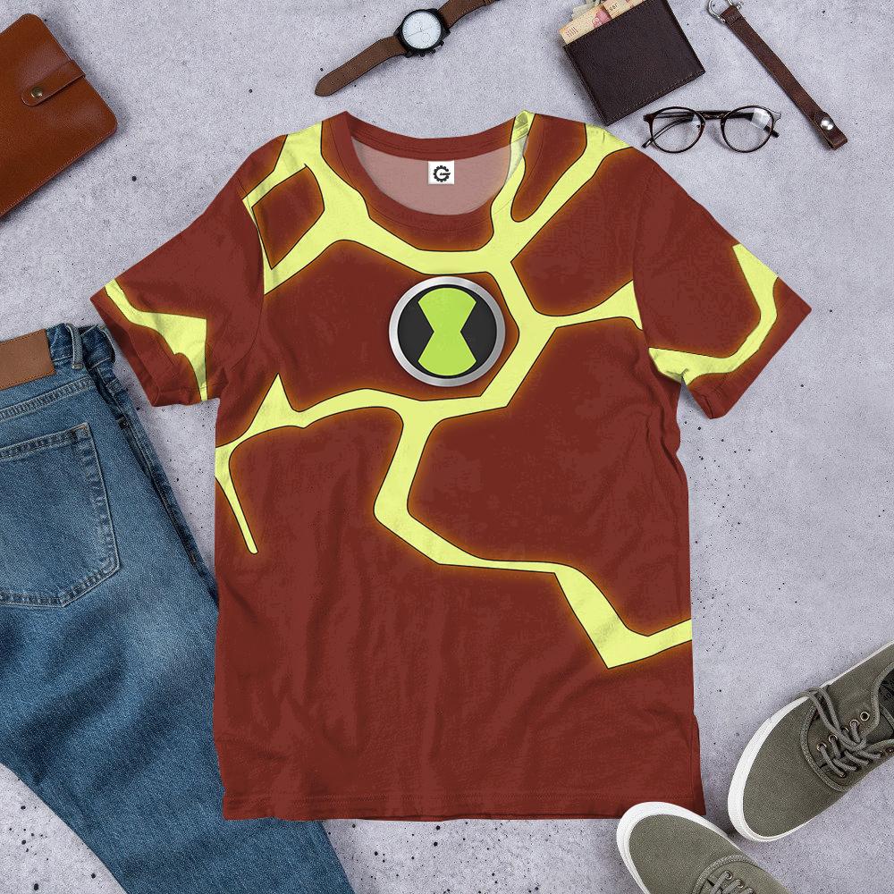 Heatblast Ben Ten Costume Hoodie Sweatshirt T-Shirt Sweatpants Tracksuit - Stormmerch Exclusive
