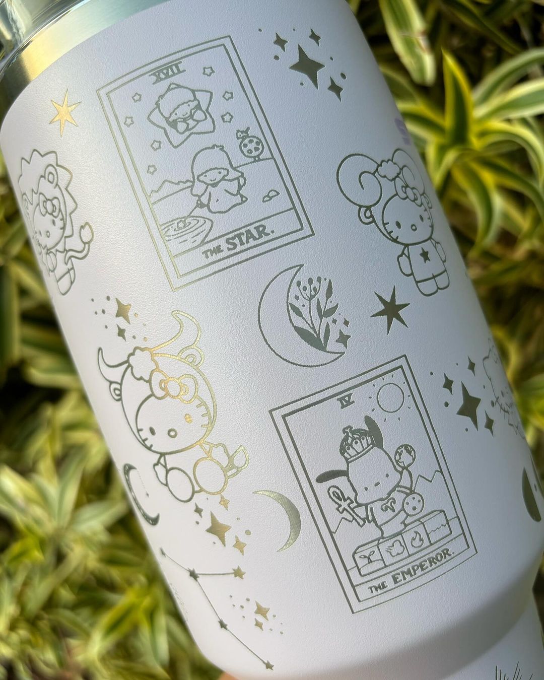 Hello Kitty Card Cartoon Custom Stanley Cup 40 oz 30 oz Tumbler With Handle