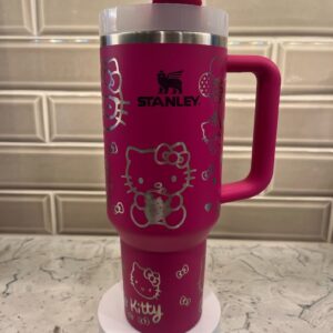 Hello Kitty Cartoon Custom Stanley Cup 40 oz 30 oz Tumbler With Handle