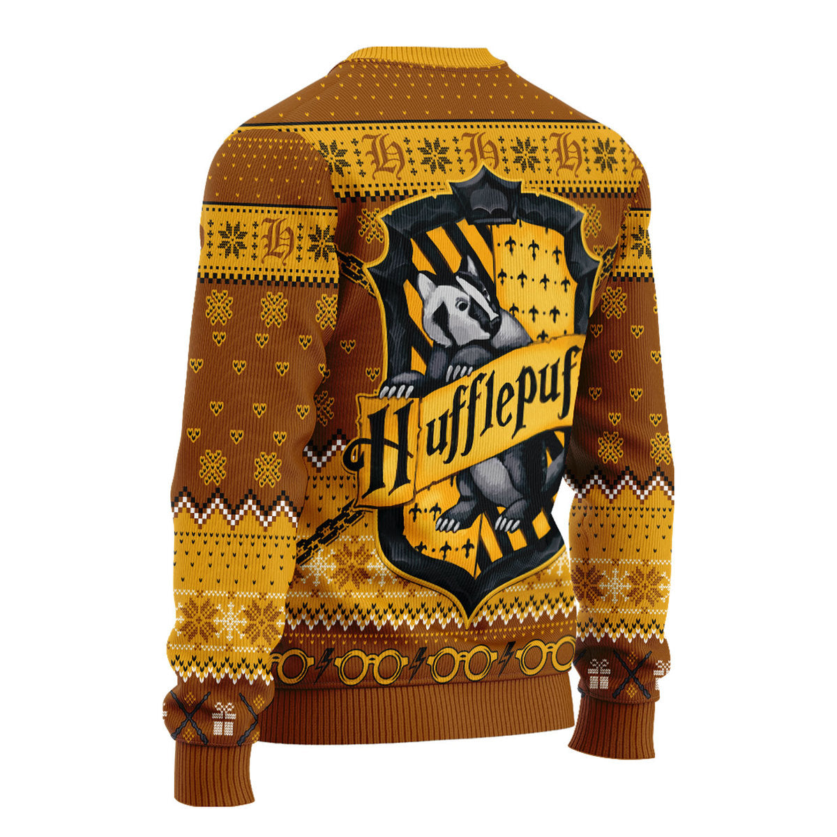 Ho Ho Hufflepuff Christmas Sweater - Stormmerch Exclusive
