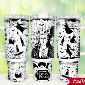 Hocus Pocus Movies Custom Stanley Cup 40 oz 30 oz Tumbler With Handle