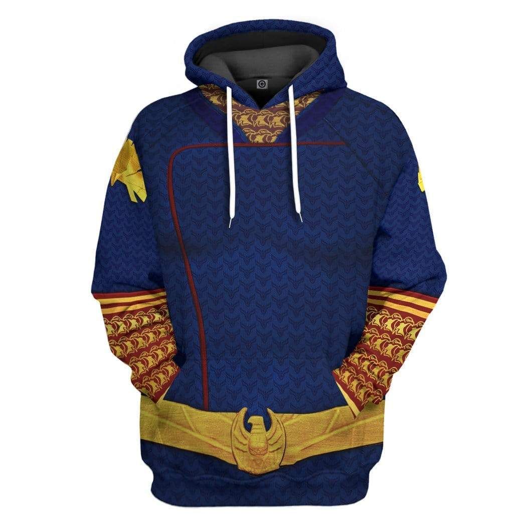 Homelander The Boys Costume Hoodie Sweatshirt T-Shirt Sweatpants Tracksuit - Stormmerch Exclusive