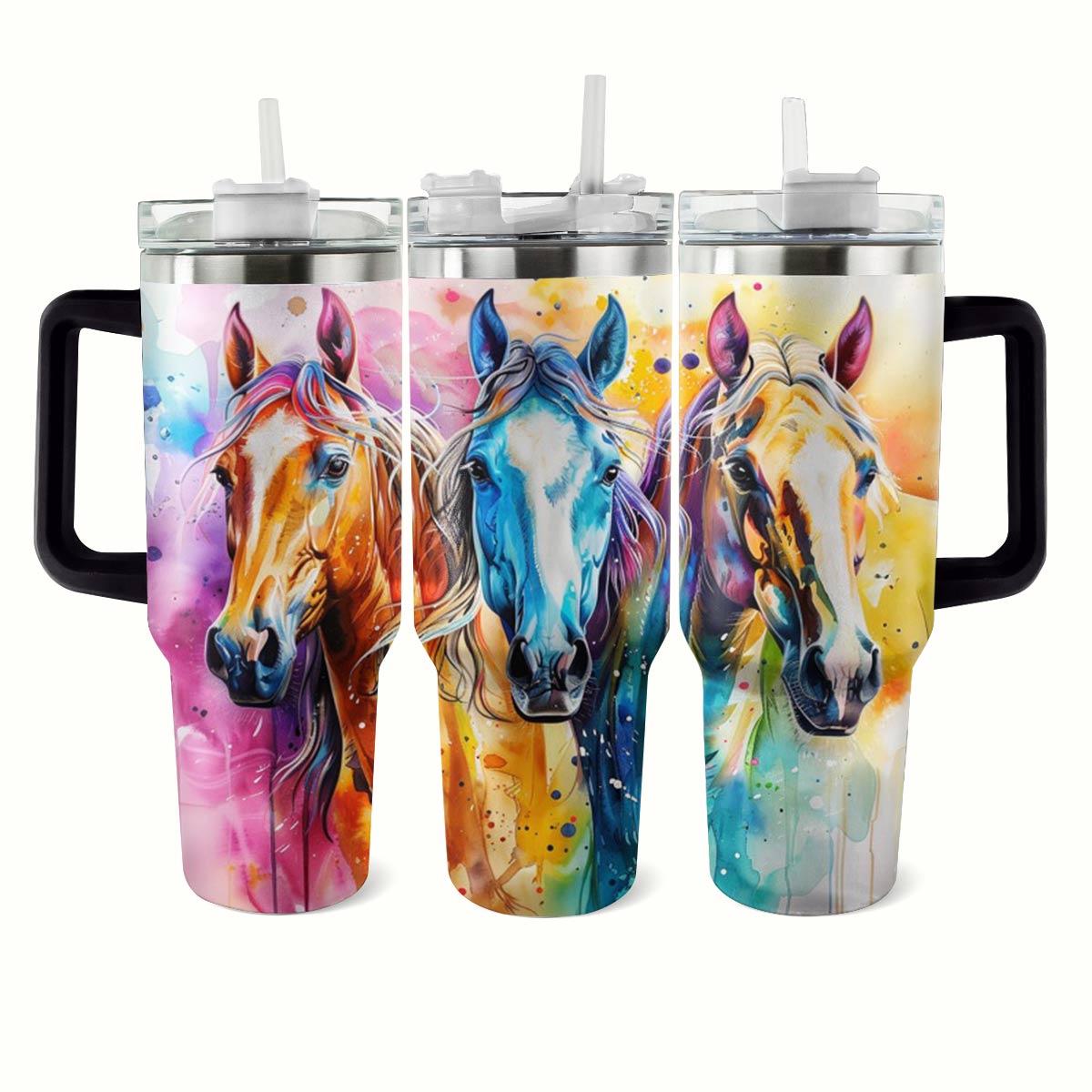 Horse Custom Stanley Cup 40 oz 30 oz Tumbler With Handle