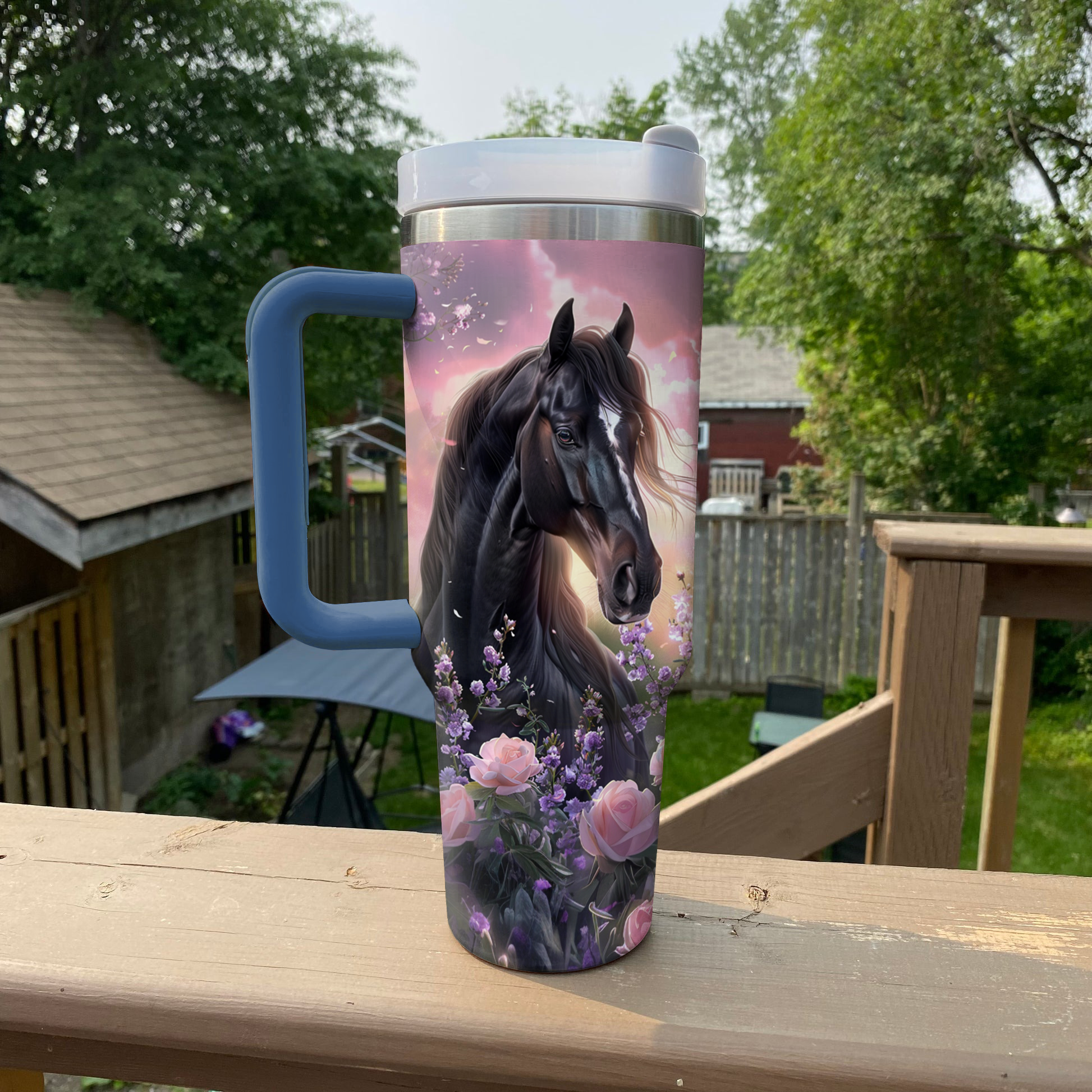 Horse Custom Stanley Cup 40 oz 30 oz Tumbler With Handle