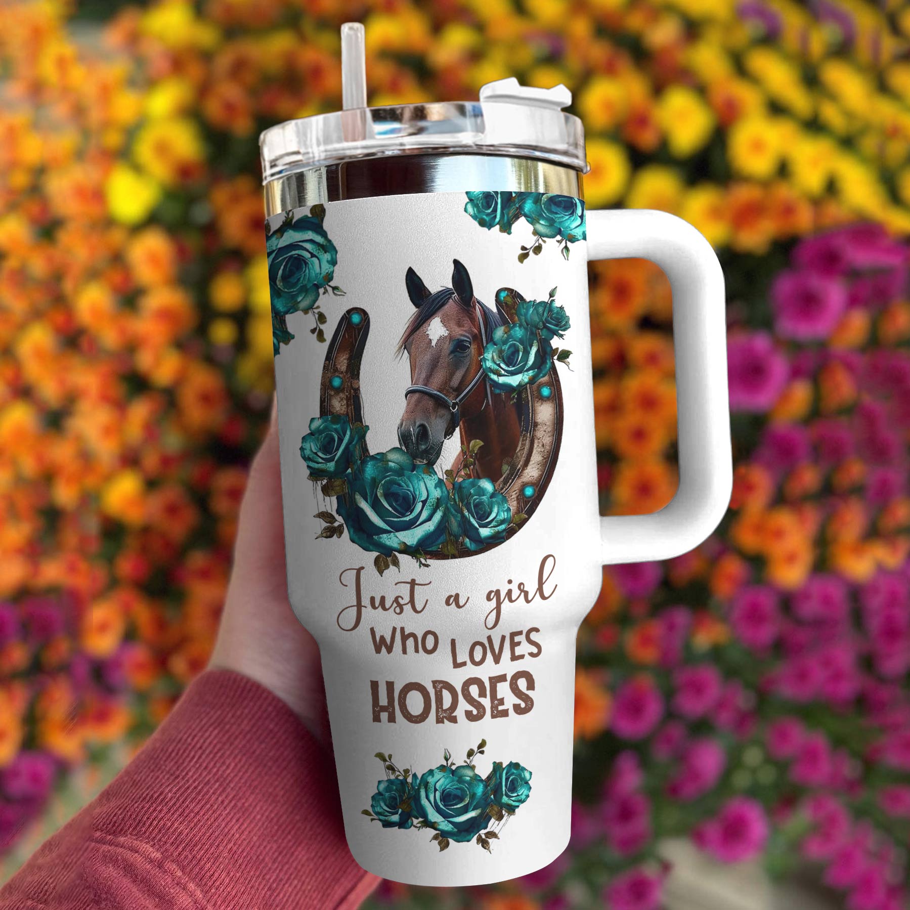 Horse Custom Stanley Cup 40 oz 30 oz Tumbler With Handle