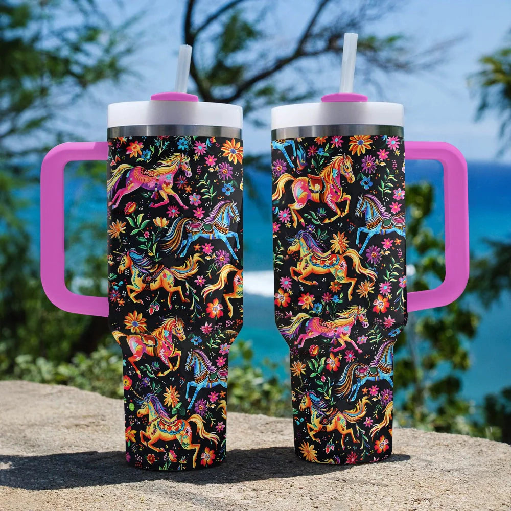 Horse Custom Stanley Cup 40 oz 30 oz Tumbler With Handle